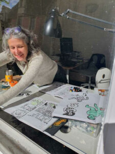 Installation de l'atelier à Caen