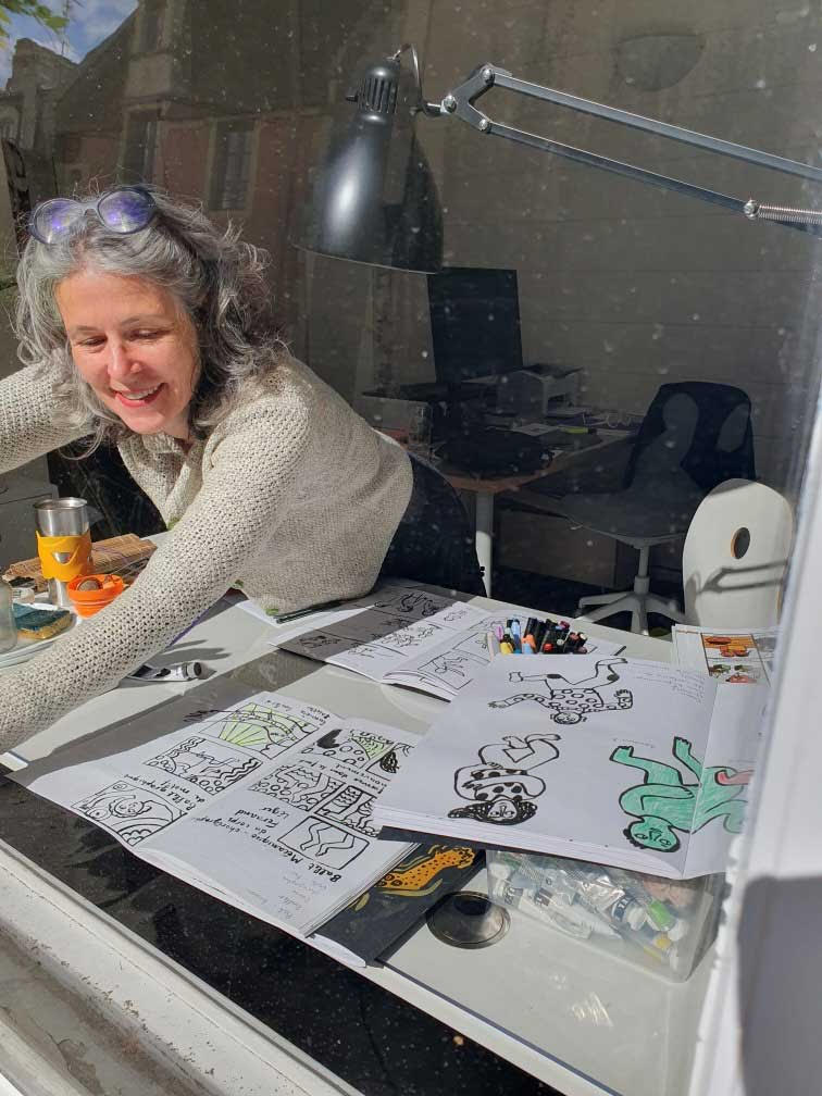 Installation de l'atelier à Caen