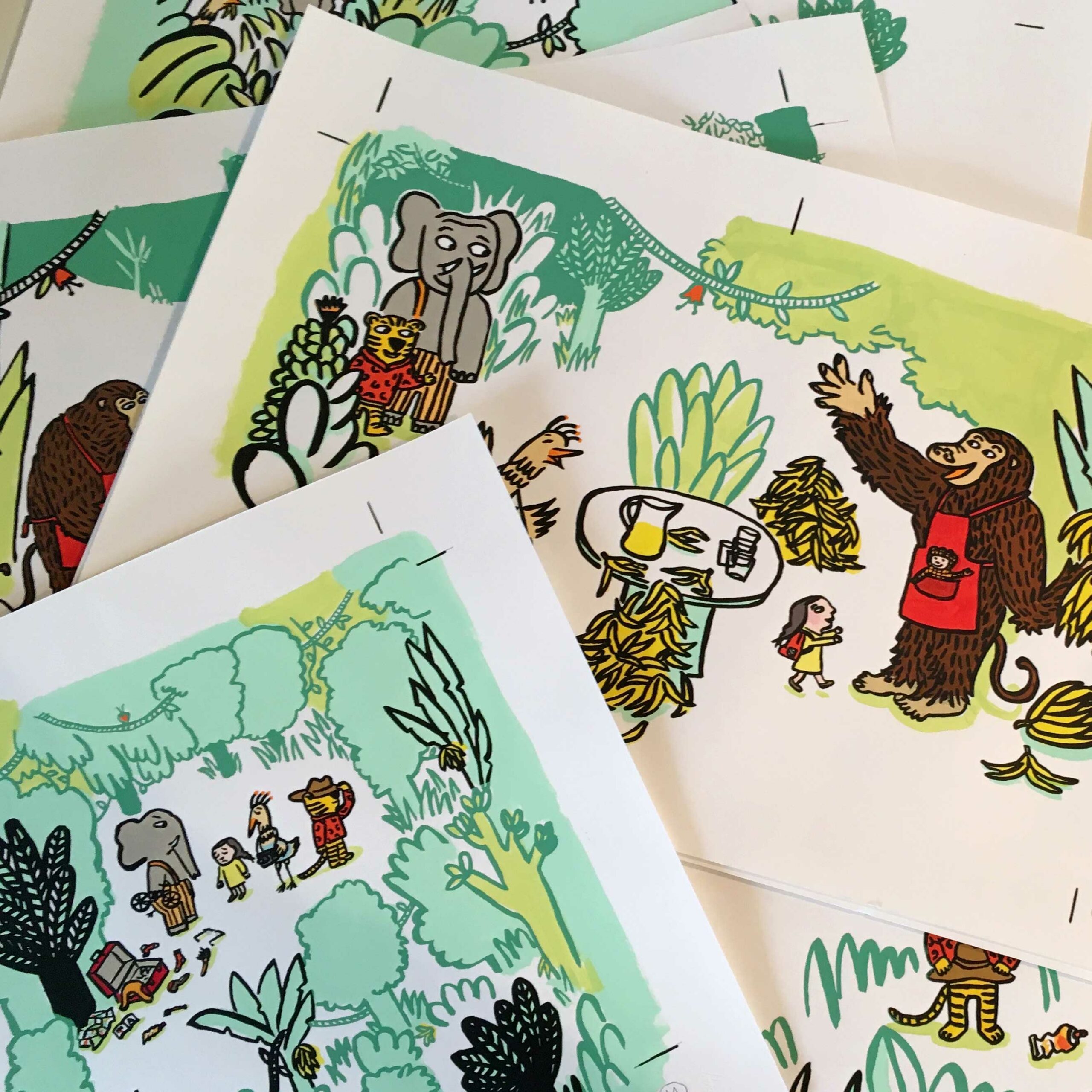 On est foutus - Illustrations