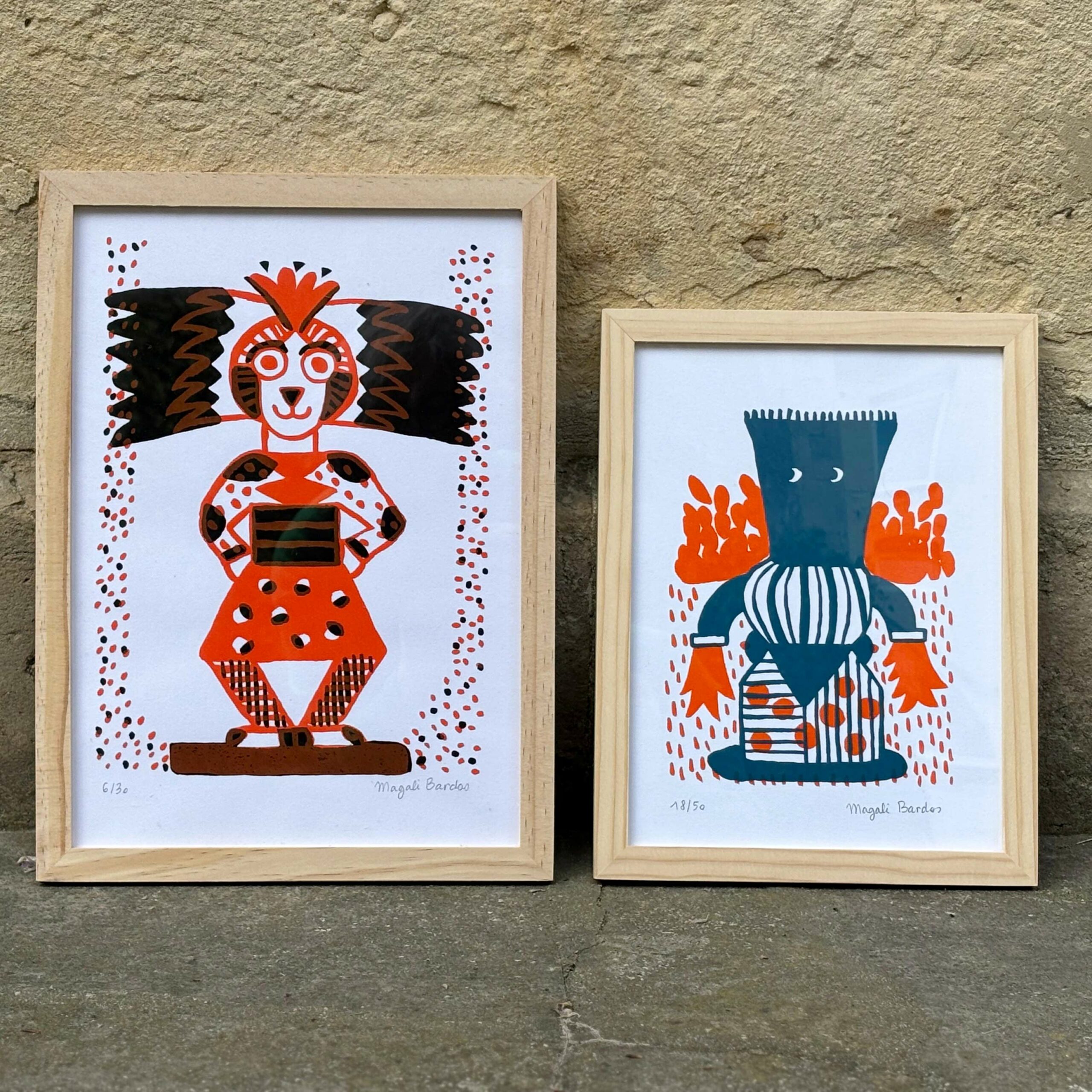 Totems - Sérigraphies